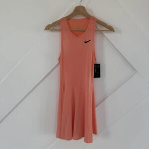 Nike Women's Slim Fit Tennis Dress XS Coral